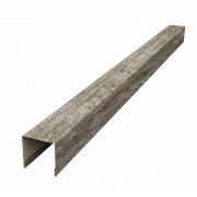 Планка вертикальная лицевая для забора жалюзи Palermo 0,45 Print Elite с пленкой Nordic Wood TwinColor (1,8м)