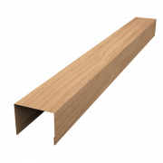 Крышка жалюзи Palermo 0,45 Print Elite с пленкой Honey Wood TwinColor (3м)