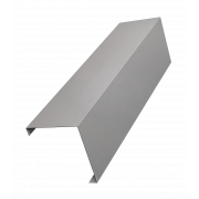 Декоративная накладка на столб универсальная угловая 60х60 для забора жалюзи 0,45 Print Elite с пленкой Milky Wood TwinColor (1,8м)