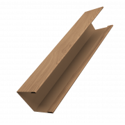 Крышка жалюзи Milan Slim 0,45 Print Elite с пленкой Honey Wood TwinColor (2м)