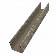 Стойка жалюзи Milan Slim 0,45 Print Elite с пленкой Nordic Wood TwinColor (2м)