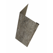 Нащельник (для калиток и ворот) 25х35 жалюзи Milan, Tokyo, Palermo 0,45 Print Elite с пленкой Nordic Wood TwinColor (L2,0)