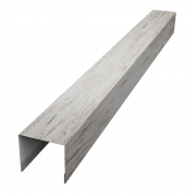 Стойка боковая крепежная для забора жалюзи Palermo 0,45 Print Elite с пленкой Snow Wood TwinColor (2м)