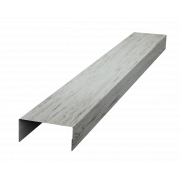 Крышка 30х15 жалюзи Texas 0,45 Print Elite с пленкой Snow Wood TwinColor (3м)