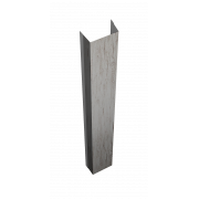 Крепежная планка верхняя Texas 0,45 Print Elite с пленкой Snow Wood TwinColor (2,5м)