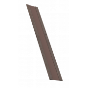 Крепежная планка жалюзи Milan,Tokyo 0,45 Print Elite с пленкой White Wood TwinColor (2,5м)