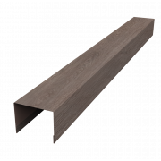 Крышка жалюзи Palermo 0,45 Print Elite с пленкой White Wood TwinColor (2,5м)