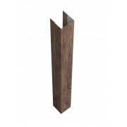 Стойка Texas для калиток и ворот 0,45 Print Premium с пленкой Almond Wood Fresh (1,8м)