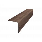 Планка завершающая 50х50 жалюзи Milan 0,45 Print Premium с пленкой Almond Wood Fresh (3м)