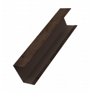 Крышка жалюзи Milan,Tokyo 0,45 Print Premium с пленкой Antique Wood TwinColor (3м)