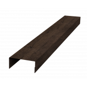 Крышка 30х20 жалюзи Texas 0,45 Print Premium с пленкой Antique Wood TwinColor (3м)