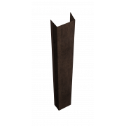 Крепежная планка верхняя Texas 0,45 Print Premium с пленкой Antique Wood TwinColor (2,5м)