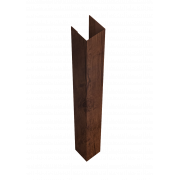 Стойка Texas для калиток и ворот 0,45 Print Premium с пленкой Cherry Wood Fresh TwinColor (2м)