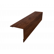 Планка завершающая 50х50 жалюзи Milan 0,45 Print Premium с пленкой Cherry Wood Fresh TwinColor (2м)