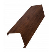 Декоративная накладка на столб универсальная угловая 62х55 для забора жалюзи 0,45 Print Premium с пленкой Cherry Wood Fresh TwinColor (1,8м)