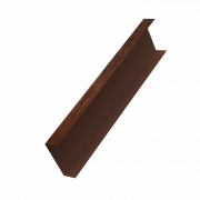 Декоративная накладка на столб универсальная 60х60 для забора жалюзи 0,45 Print Premium с пленкой Cherry Wood Fresh TwinColor (3м)