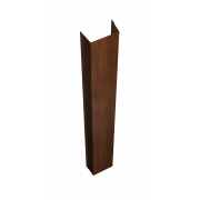 Крепежная планка верхняя Texas 0,45 Print Premium с пленкой Golden Wood Fresh TwinColor (3м)