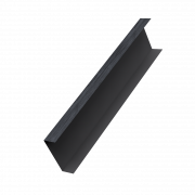 Декоративная накладка на столб универсальная 80х80 для забора жалюзи 0,45 Print Premium с пленкой Grey Wood TwinColor (2,5м)