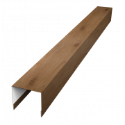 Стойка боковая крепежная для забора жалюзи Palermo 0,45 Print Premium с пленкой Pine Wood Fresh (2м)