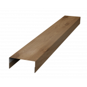 Крышка 30х15 жалюзи Texas 0,45 Print Premium с пленкой Pine Wood Fresh (2,5м)