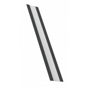 Крепежная планка жалюзи Milan,Tokyo 0,5 Satin Matt с пленкой RAL 7016 антрацитово-серый (3м)