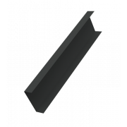 Декоративная накладка на столб универсальная 60х60 для забора жалюзи 0,5 Satin Matt с пленкой RAL 7016 антрацитово-серый (2м)