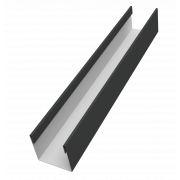 Стойка жалюзи Milan Slim 0,5 Satin Matt с пленкой RAL 7016 антрацитово-серый (1,8м)