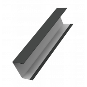 Крышка жалюзи Milan, Tokyo (для калиток, ворот) 0,5 Satin Matt с пленкой RAL 7016 антрацитово-серый (2м)