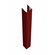 Стойка жалюзи Texas 0,5 Satin с пленкой RAL 3011 коричнево-красный (2,5м)