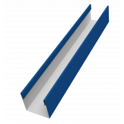 Стойка жалюзи Milan Slim 0,5 Satin с пленкой RAL 5005 сигнальный синий (2м)