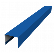 Крышка жалюзи Palermo 0,5 Satin с пленкой RAL 5005 сигнальный синий (3м)