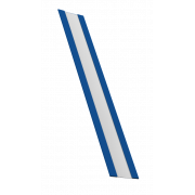 Крепежная планка жалюзи Milan,Tokyo 0,5 Satin с пленкой RAL 5005 сигнальный синий (1,8м)