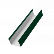 Стойка жалюзи Milan,Tokyo 0,5 Satin с пленкой RAL 6005 зеленый мох (3м)