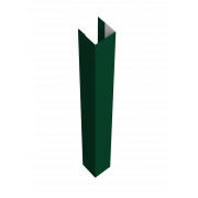 Стойка жалюзи Texas 0,5 Satin с пленкой RAL 6005 зеленый мох (2,5м)