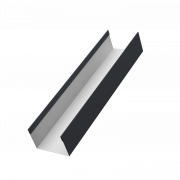 Стойка жалюзи Milan,Tokyo 0,5 Satin с пленкой RAL 7024 мокрый асфальт (1,8м)