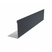 Нащельник 150 Texas 25х35 0,5 Satin с пленкой RAL 7024 мокрый асфальт (L1,8)