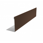 Нащельник 150 Texas 25х35 0,5 Satin с пленкой RAL 8017 шоколад (L1,8)