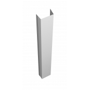 Крепежная планка верхняя Texas 0,5 Satin с пленкой RAL 9003 сигнальный белый (3м)