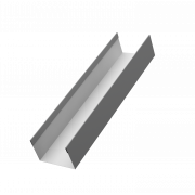 Стойка жалюзи Milan,Tokyo 0,5 Satin с пленкой RAL 9006бело-алюминиевый (1,8м)