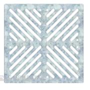 Решетка штампованная оцинкованная для дождеприемника 300х300, класс нагрузки А15 Aquastok (32832)