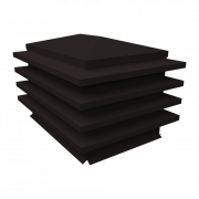 Дымник на трубу елка 1325х525мм 0,45 Drap TX с пленкой RAL 9005 черный