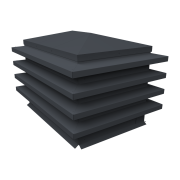 Дымник на трубу елка 670х390мм 0,5 Satin с пленкой RAL 7024 мокрый асфальт