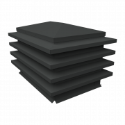 Дымник на трубу елка 670х570мм 0,5 Satin Matt с пленкой RAL 7016 антрацитово-серый