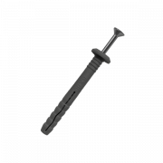 Дюбель-гвоздь Daxmer потайной 8х80 (100шт) шлиц Pz2, полипропилен, цинк