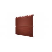 ЭкоБрус 0,345 Gofr Grand Line 0,5 Satin с пленкой RAL 8004 терракота