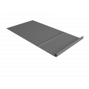 Элемент обхода Кликфальц Pro правый 0,45 PE RAL 9006бело-алюминиевый