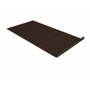 Элемент обхода Кликфальц Pro правый 0,5 Satin Matt RAL 8017 шоколад