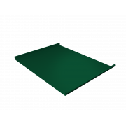 Фальц двойной стоячий Grand Line 0,45 Drap TX с пленкой на замках RAL 6005 зеленый мох