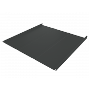 Фальц двойной стоячий Line Grand Line 0,5 GreenCoat Pural BT, matt с пленкой на замках RR2H3 (RAL 7016 антрацитово-серый)