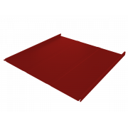 Фальц двойной стоячий Line Grand Line 0,45 PE с пленкой на замках RAL 3011 коричнево-красный